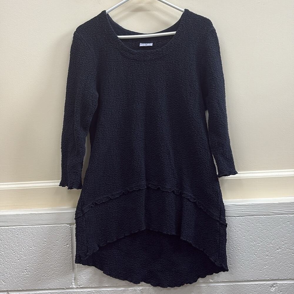 CMC medium Black cotton knit Sweater